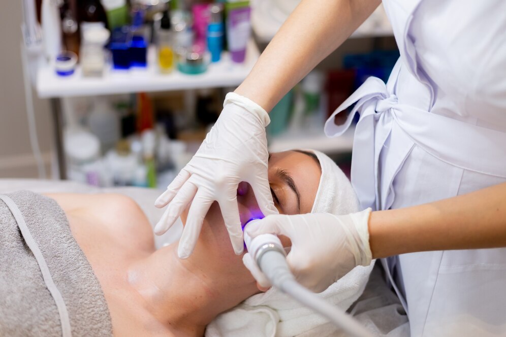 Laser electrocautery RF treatment