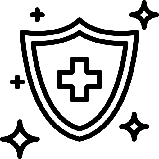 Clean medical environment icon